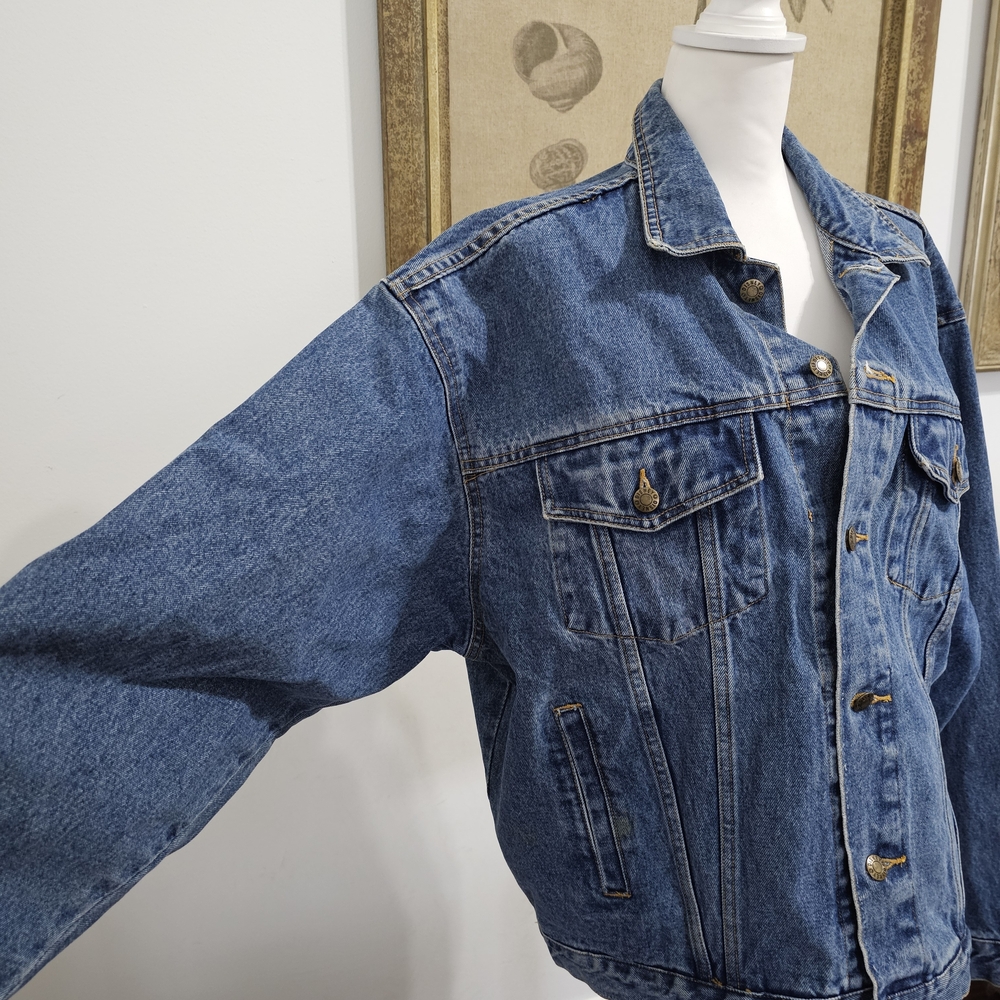 Vintage 90s Disney Store XL Denim Jacket Mickey And Friends - Picture 6 of 13